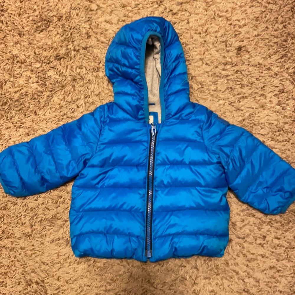 Baby Gap 6-12 Month Primaloft Zip Up Hooded Coat
